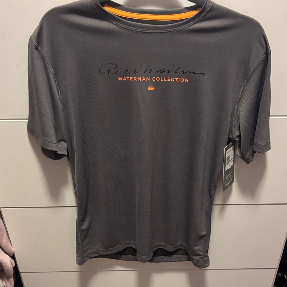 Quiksilver Waterman Collection Charcoal Tee NWT